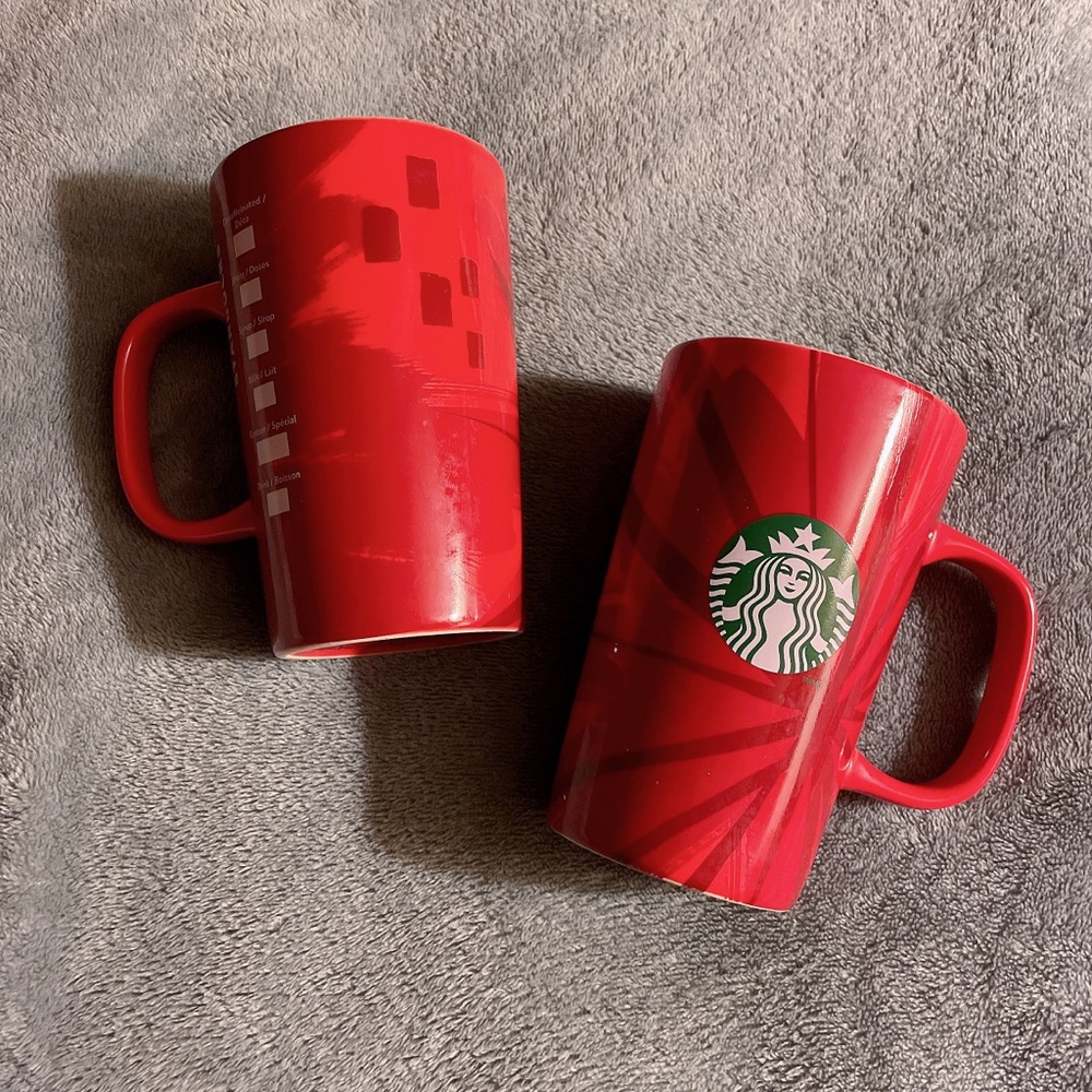 GUC Limited Edition Starbucks Christmas Mugs 2014